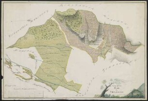 Topographischer Plan über Groezingen