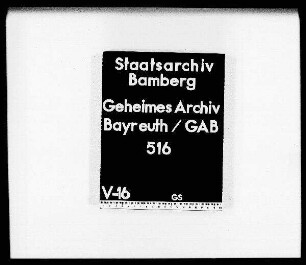 Fragmente: Zolldifferenzen mit der Reichsstadt Nürnberg