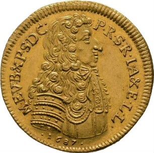 Münze, 2 Dukaten, 1687