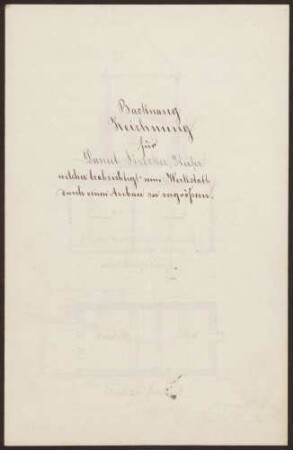 Strecker, Daniel, Küfer Werkstattanbau