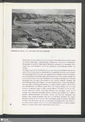 Dresden im Elbtal. 1814. Hetzjagd vor dem Jägerhof