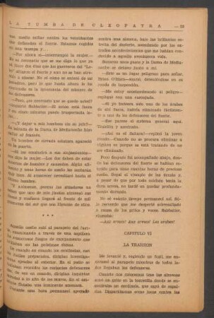 Capítulo VI - La traición