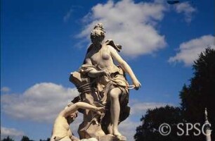 Potsdam, Park Sanssouci, Parterre Große Fontäne.