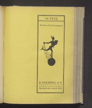 12. Teil: Reihen-Einfassungen