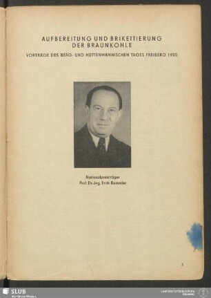 Nationalpreisträger Prof. Dr.-Ing. Erich Rammler