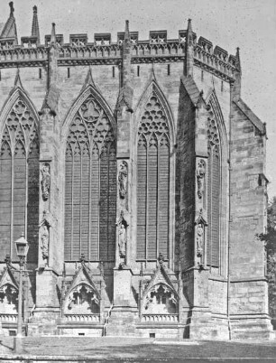 Lichfield, Kathedrale, von Süden