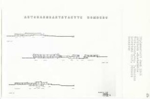 Autobahn-Raststätte, Homberg (Diplomarbeit bei Kurt Dübbers): Schnitte 1:200