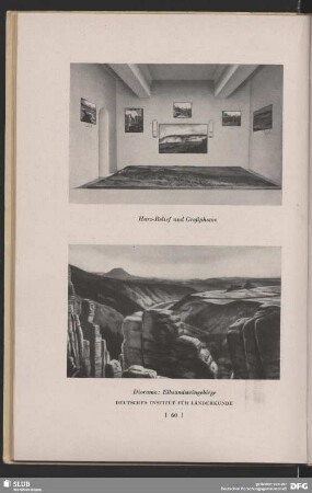 Diorama: Elbsandsteingebirge