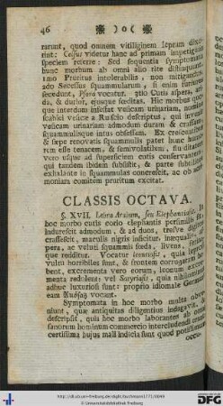 Classis Octava.