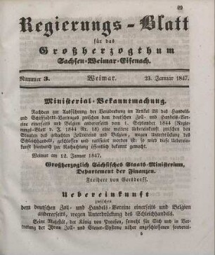 Nr. 3 : 23. Januar 1847