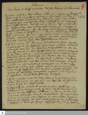Reisetagebuch von Johann Zacharias Kiernander, Johann Philipp Fabricius und Daniel Zeglin.