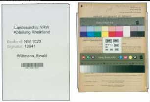 Entnazifizierung Ewald Wittmann , geb. 31.10.1902 ()