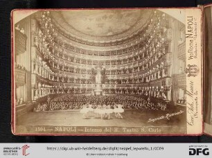 1594 - Napoli - Interno del R. Teatro S. Carlo