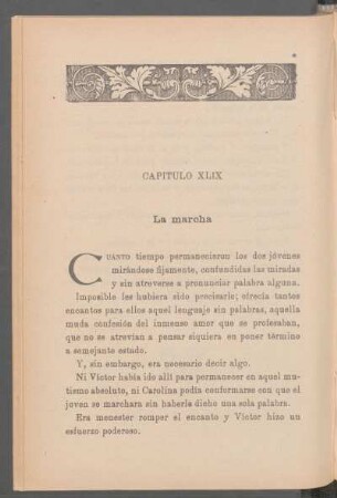 Capítulo XLIX - La marcha