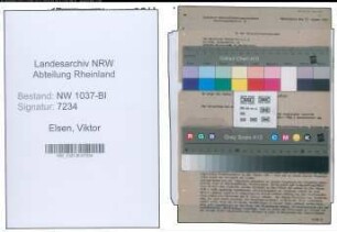 Entnazifizierung Viktor Elsen , geb. 04.04.1904 (Kaufmann)