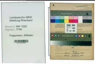 Entnazifizierung Wilhelm Trappmann , geb. 14.06.1892 (Maurer)