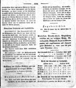 464stes Stueck, Sonnabend, den 22. November 1817