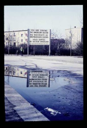 Grenze Bethanien Damm 4.3.61.