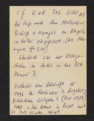 Notizzettel (20. Jh.)