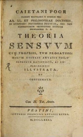 Theoria Sensuum