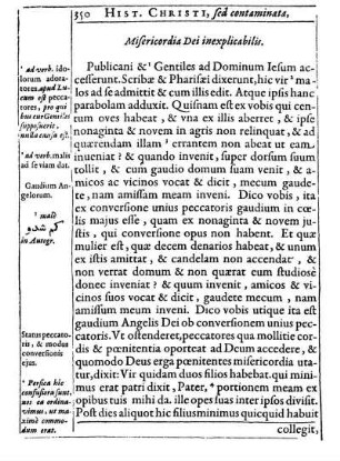 Misericordia Dei inexplicabilis.