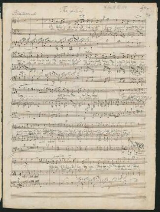 The garland; V, pf; A-Dur; MWV K 44