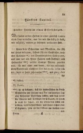 Fünftes Kapitel. Grober Irrthum eines Eifersüchtigen