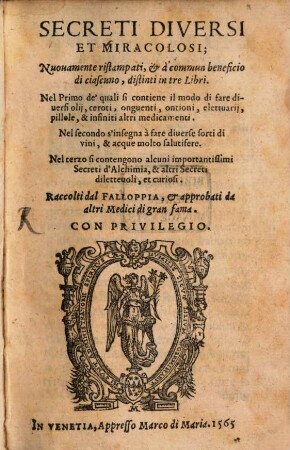 Secreti diversi et miracolosi