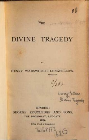 The divine tragedy