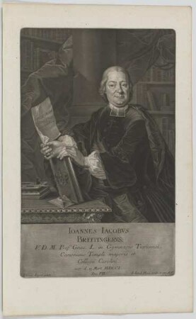 Bildnis des Ioannes Iacobvs Breitingervs