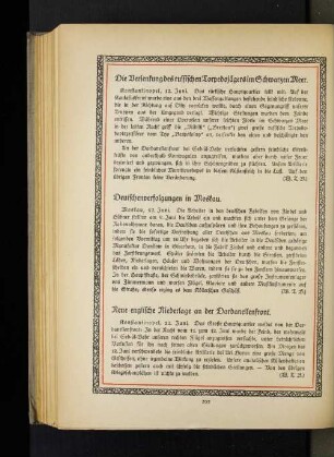 Neue englische Niederlage an der Dardanellenfront.