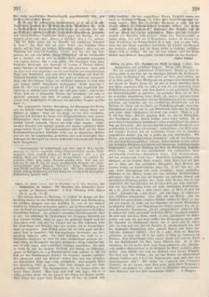 297-298 [Rezension] Cohen, Hermann, Die Nächstenliebe im Talmud