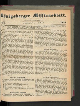 No 8. 1894.