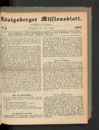 No 8. 1894.