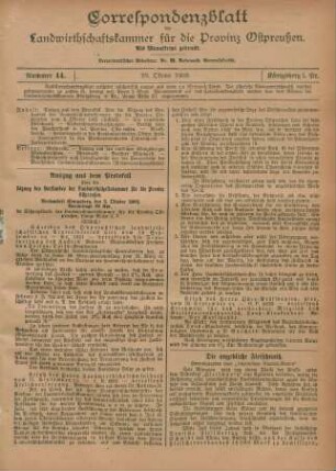 Nummer 44. 29. Oktober 1902.