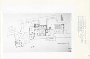 Strandkasino, Tel Aviv-Jaffa (Diplomarbeit bei Karl Wilhelm Ochs): Grundriss Erdgeschoss 1:200