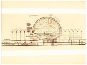 Deutscher Pavillon auf der Weltausstellung, Osaka: Schnitt