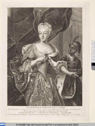 Charlotta Christiana Sophia [Charlotte Christine Sophie, Kronprinzessin von Russland, geb. Herzogin von Braunschweig-Wolfenbüttel]