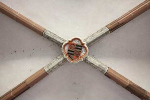 Schlußstein mit Wappen
