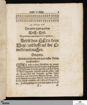 Christliche Leich-Predig