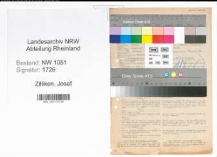 Entnazifizierung Josef Zilliken , geb. 26.12.1897 (Schlosser)