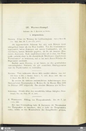 2 F. Wasserdampf