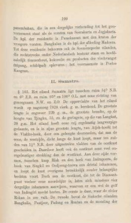 II. Sumatra