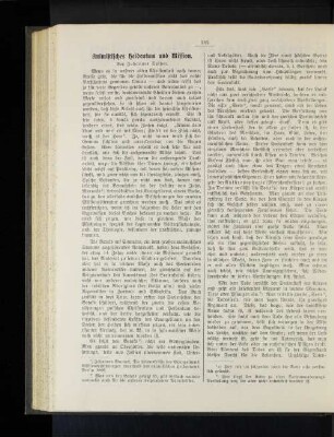 Animistisches Heidentum und Mission. Von Johannes Spitzer.