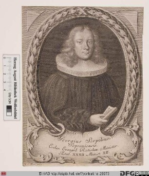 Bildnis Georg Serpilius (eig. Quendel)
