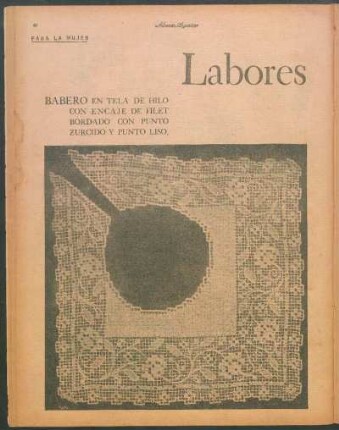 Labores [Dibujo] : Para la mujer