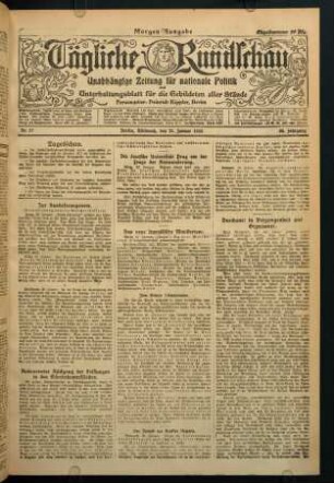 21. Januar (Nr. 37-38)