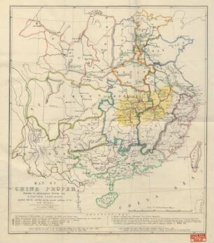 Map of China proper