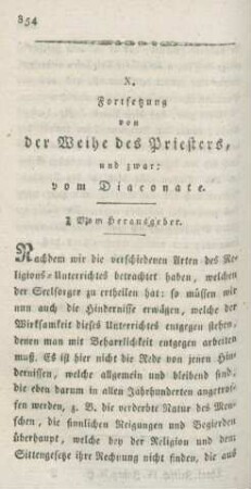 354-382 Die Weihe des Priesters : Fortsetzung