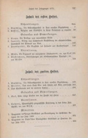797-798 [790] Inhaltsverzeichnis Hefte 1-4